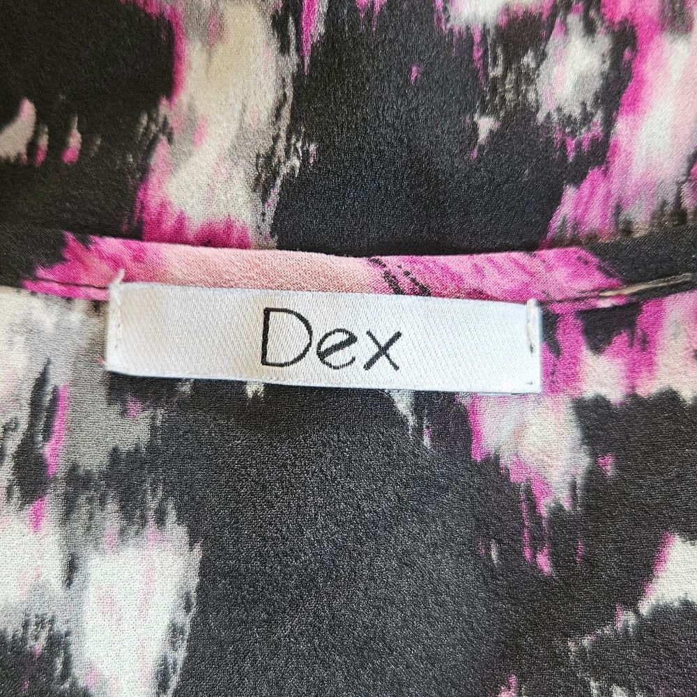 DEX Ruffle Front Asymetical Shell Plus Size - Picture 6 of 13
